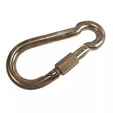 Menetes karabiner, horganyzott, 11x120mm