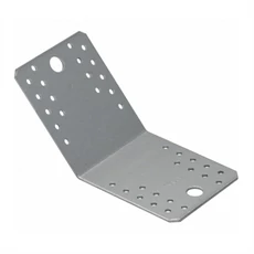 Összekötő lemez, horganyzott, 135°, 105x105x90x2.5mm