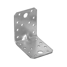 Erősített sarokösszekötő lemez, inox, 70x70x55x2.5mm