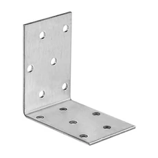 Perforált sarokösszekötő lemez, inox, 40x40x50x2.5mm