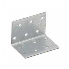 Perforált sarokösszekötő lemez, horganyzott, 40x40x60x2mm