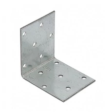 Perforált sarokösszekötő lemez, horganyzott, 60x60x50x2mm 