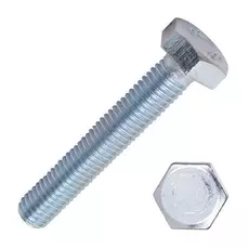 Metrikus hatlapfejű csavar, inox M6x16mm