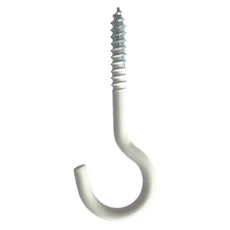 Csillárkampó, fehér 4.0x60mm