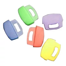 Kulcsjelölő papucs, négyzet, vegyes színű