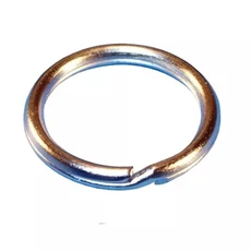 Kulcskarika, nikkelezett, D=16/12mm 