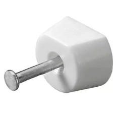 Szeges polctartó, műanyag, fehér