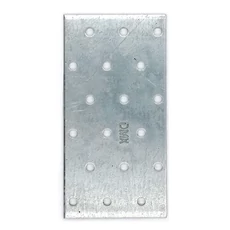 Perforált összekötő lemez, horganyzott, 40x160x2mm