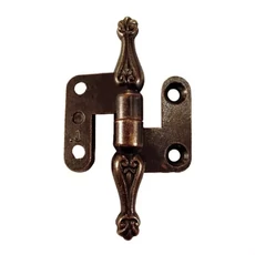 Bútor díszzsanér, barna, balos