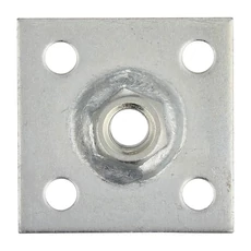 Talpas anya, felcsavarozható, M10, 50x50x3mm 