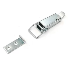 Lakatolható ládazár, horganyzott, d=4mm, 75/102mm