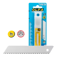 Olfa LWB-3B törhető penge, 18mm, 3db Olfa LWB-3B törhető penge, 18mm, 3db