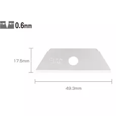 Olfa RSKB-2/5 biztonsági penge, 49.3x17.5mm, 5db