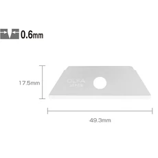 Olfa RSKB-2/5 biztonsági penge, 49.3x17.5mm, 5db