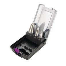 Optimum lépcsős csigafúró készlet, 3 részes