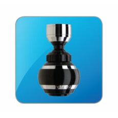 Siroflex Gömbcsuklós csapszűrő víztakarékos fekete