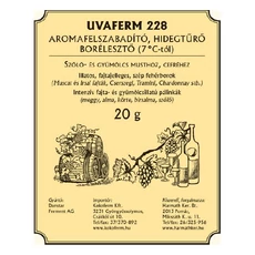 Aromafelszabadító, hidegtűrő borélesztő 20 g 10 db/gyűjtő