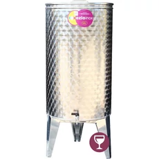INOX úszófedeles bortartály 180 literes, álló