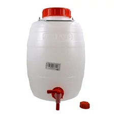 Műanyag hordó csappal Műanyag hordó csappal