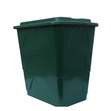 Ecotank esővízgyűjtő tetővel és csappal, kerek, 3/4", 200l