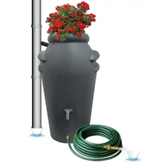 Amfora műanyag esővízgyűjtő, 350L, antracit
