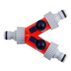 Siroflex Y elágazó 3 kuplung csatlakozóval és 2 db elzáróval 1/2"