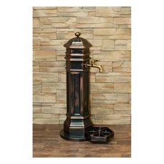 PISA állókút, antikolt bronz, 89x32x48cm