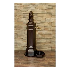 ROMA dísz állókút, alumínium, bronz, 1/2"