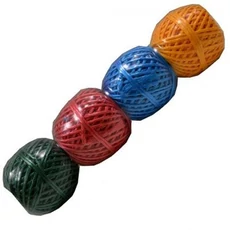 PP kötözőzsineg 4 színű piros, kék, sárga, zöld, 4x0.66mm40m