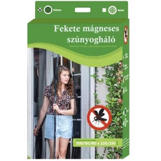 SZH Mágneses szúnyogháló, maxi, fekete, 210-220x140-150-160cm