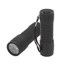 Phenom LED elemlámpa, 9LED, 9.5cm, 3xAAA Phenom LED elemlámpa, 9LED, 9.5cm, 3xAAA