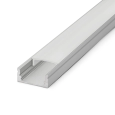 Phenom LED aluminium profil takaró búra, 41010A1-hez, opál, 1000mm