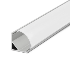 Phenom LED aluminium profil takaró búra, 41012A1-hez, opál, 1000mm