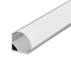 Phenom LED aluminium profil takaró búra, 41012A1-hez, opál, 1000mm
