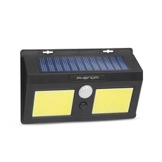 Phenom mozgásérzékelős szolár reflektor, fali, 2db COB LED