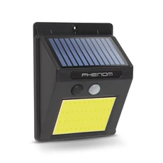 Phenom mozgásérzékelős szolár lámpa, fali, 1db COB LED