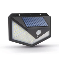 Phenom mozgásérzékelős szolár reflektor, fali, 136db SMD LED