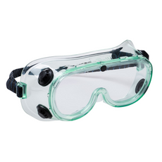 Portwest PS21 gumipántos vegyi védőszemüveg, víztiszta