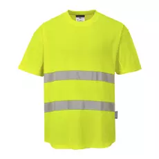 Portwest C394 láthatósági hálós póló, sárga, S