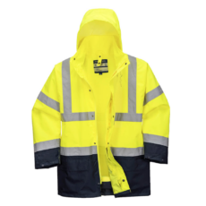Portwest S766 Essential 5in1 láthatósági kabát, sárga-kék, XS