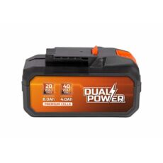 PowerPlus POWDP9040 Dual Power akkumulátor 2x20V (8.0/4.0Ah)
