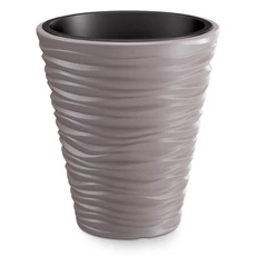  Prosperplast Sand virágkaspó, műanyag, 388x436mm, mokka