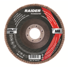 Raider lamellás csiszolókorong, 115x22mm, A100
