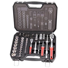 Festa dugókulcs készlet, 1/4" 4-13mm + 1/2" 10-27mm, 72 részes