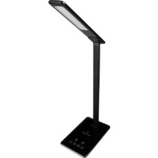 Retlux RTL 198 LED asztali lámpa mobil töltővel, 3000-6000K, 250lm, 5W, fekete