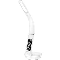 Retlux RTL 203 LED multifunkciós asztali lámpa Qi töltővel, 300lm, 6W, 230V, fehér