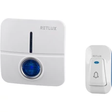 Retlux RDB 105 vezeték nélküli csengő, IP44, 230V, fehér