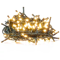 Retlux RXL 208 beltéri-kültéri fényfüzér, meleg fehér, zöld kábel, 150LED, 15m