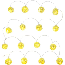 Retlux RXL 248 beltéri labda fényfüzér, meleg fehér, átlátszó kábel, 16LED, 3m