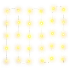 Retlux RXL 259 beltéri fényfüzér, meleg fehér, átlátszó kábel, 30LED, 3m